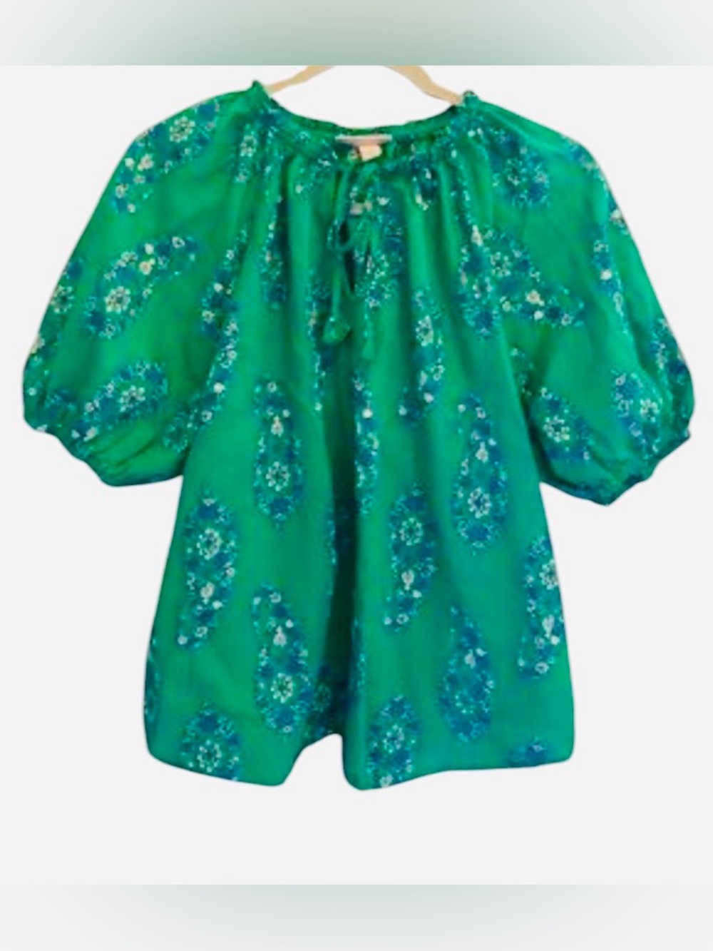Knox Rose Women’s‎ Short Sleeve Peasant Top Size Medium